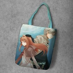 Сумка шоппер Anime Dakimakura, фактура рельефная, мультиколор