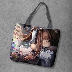 Сумка шоппер Anime Dakimakura, фактура рельефная, мультиколор