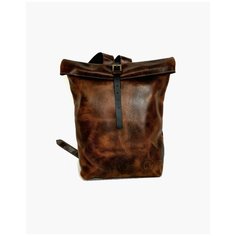 Рюкзак Black Buffalo Bags, фактура гладкая, коричневый
