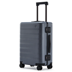 Чемодан NINETYGO Manhattan Frame Luggage, 39 л, размер 20", серый