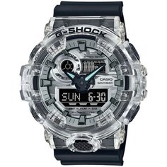 Наручные часы CASIO G-Shock GA-700SKC-1A, черный, серый