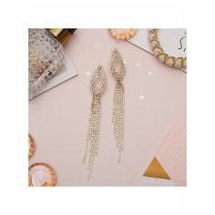 Серьги Queen Fair, золотой, белый