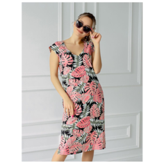 Платье Текстильный Край, размер 46, розовый