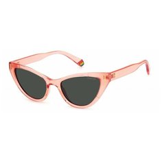 Солнцезащитные очки Polaroid, розовый, бесцветный
