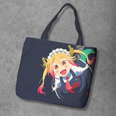 Сумка шоппер Anime Dakimakura, фактура рельефная, мультиколор