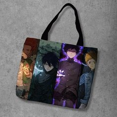 Сумка шоппер Anime Dakimakura, фактура рельефная, мультиколор