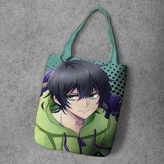 Сумка шоппер Anime Dakimakura, фактура рельефная, мультиколор