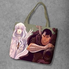 Сумка шоппер Anime Dakimakura, фактура рельефная, мультиколор