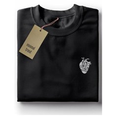 Футболка minimal trend, размер S, черный
