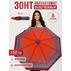 Зонт Rainbrella, красный, голубой