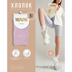 Носки MiNiMi, 3 уп., размер 39-41 (25-27), розовый