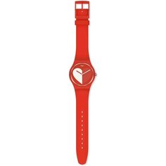 Наручные часы swatch, красный