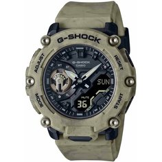 Наручные часы CASIO G-Shock GA-2200SL-5A, бежевый, хаки