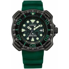 Наручные часы CITIZEN Promaster BN0228-06W, зеленый, черный