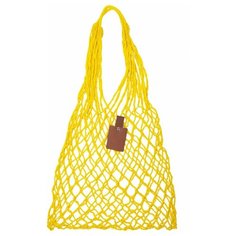 Сумка авоська Авоська дарит надежду, фактура плетеная, желтый