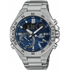 Наручные часы CASIO, голубой, синий