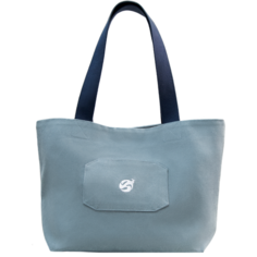 Сумка Seemysoul.Clo, фактура плетеная, синий, голубой