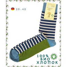 Носки Groedo, размер 39-40, голубой, синий, мультиколор