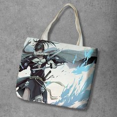 Сумка шоппер Anime Dakimakura, фактура рельефная, мультиколор