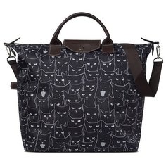 Саквояж Antan, 20 л27 см, ручная кладь, черный