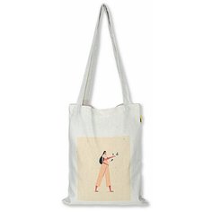 Сумка шоппер Штучки, к которым тянутся ручки, желтый