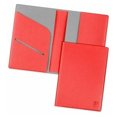 Обложка для паспорта Flexpocket из экокожи с отделениями для документов (права, полис, пластиковые карты) KOP-01, красный