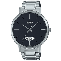 Наручные часы CASIO MTP-B100D-1E, серебряный, черный