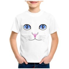 Футболка CoolPodarok, размер 22, белый