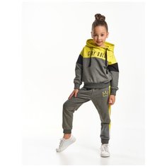 Костюм спортивный Mini Maxi, размер 98, черный, желтый