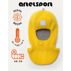 Шапка ARTEL Мелу, размер 52, желтый Артель
