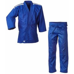 Кимоно для дзюдо adidas, размер 140, синий