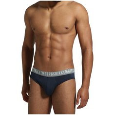 Трусы BIKKEMBERGS Classic - 2-Pack Mens Briefs, 3 шт., размер L, синий