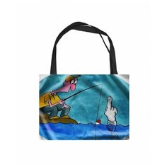 Сумка шоппер , мультиколор