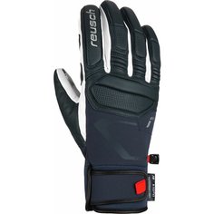 Перчатки Reusch, синий, белый