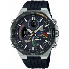 Наручные часы CASIO Edifice ECB-950MP-1A, черный, серебряный