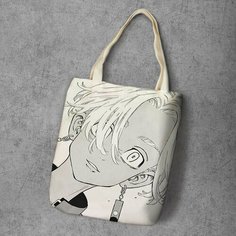 Сумка шоппер Anime Dakimakura, фактура рельефная, мультиколор