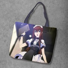 Сумка шоппер Anime Dakimakura, фактура рельефная, мультиколор