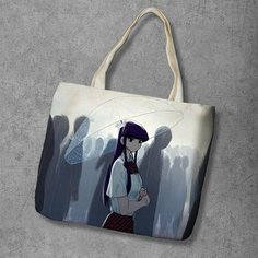 Сумка шоппер Anime Dakimakura, фактура рельефная, мультиколор
