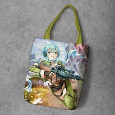 Сумка шоппер Anime Dakimakura, фактура рельефная, мультиколор