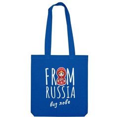 Сумка шоппер Us Basic, синий