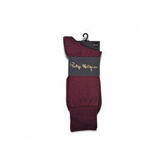 Носки Philippe Matignon, размер 45-47, красный, бордовый