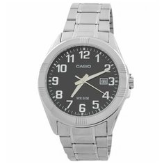 Наручные часы CASIO Collection Men MTP-1308D-1B, черный, серебряный