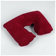 Подушка для шеи ONLITOP, красный, бордовый