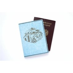 Обложка для паспорта COUP, голубой