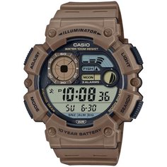 Наручные часы CASIO Collection WS-1500H-5A, коричневый, серый