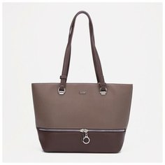 Сумка DAVID JONES, коричневый, бордовый