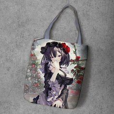 Сумка шоппер Anime Dakimakura, фактура рельефная, мультиколор