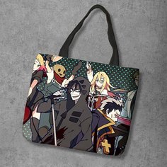 Сумка шоппер Anime Dakimakura, фактура рельефная, мультиколор