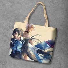 Сумка шоппер Anime Dakimakura, фактура рельефная, мультиколор