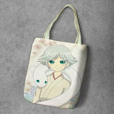 Сумка шоппер Anime Dakimakura, фактура рельефная, мультиколор